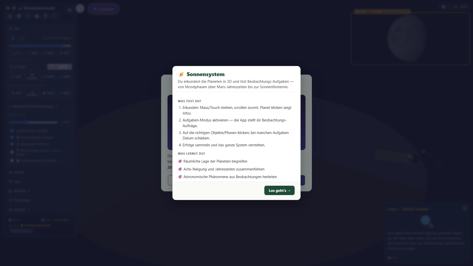 sonnensystem Full HD start