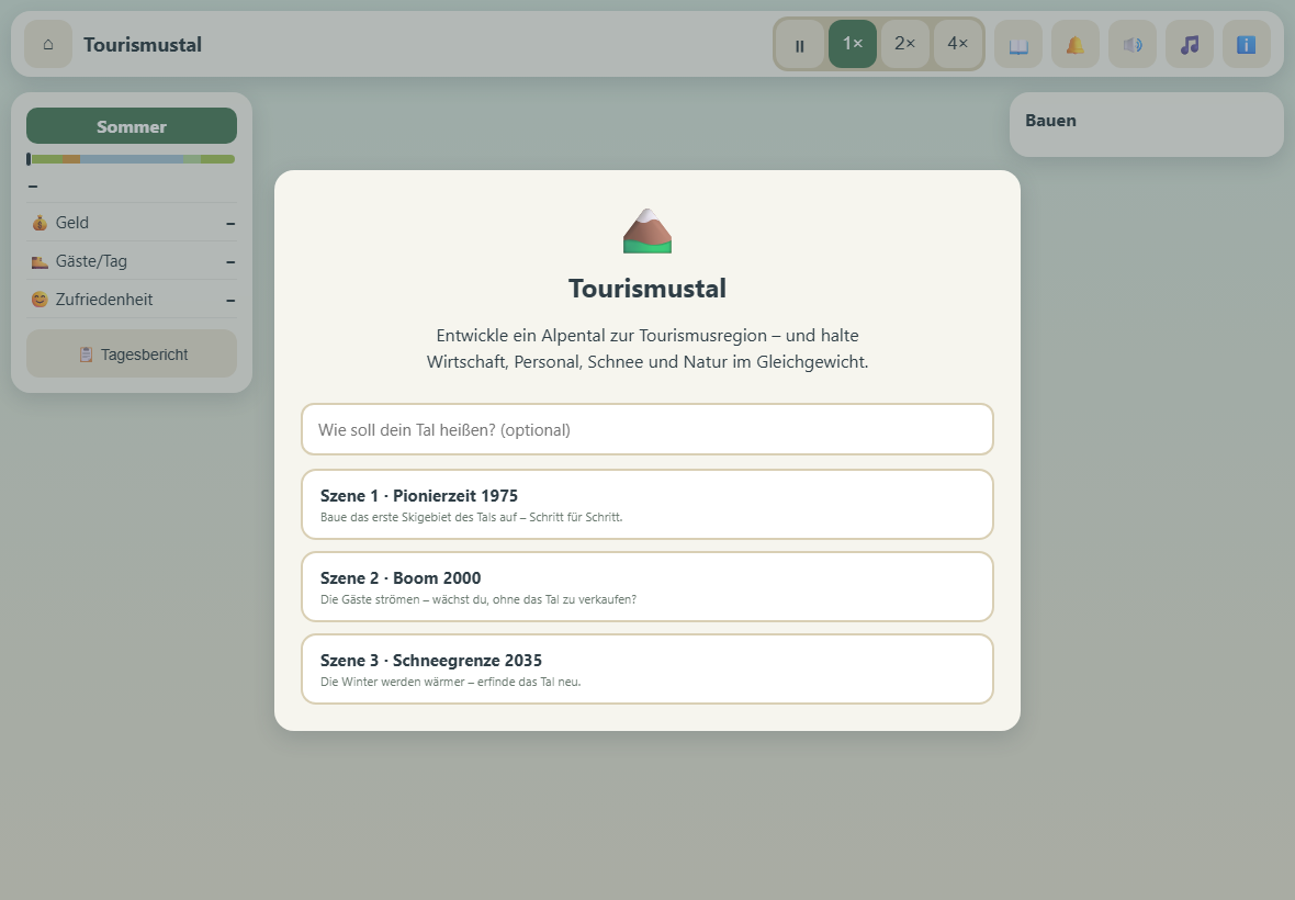 tourismustal iPad start